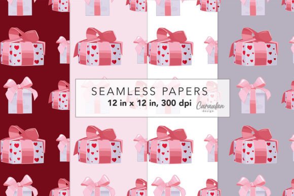 Download Love Digital Paper Valentine's Day Set - Digital paper Collection