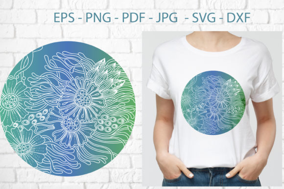 Download Bohemian Flower Mandala - Flower Collection