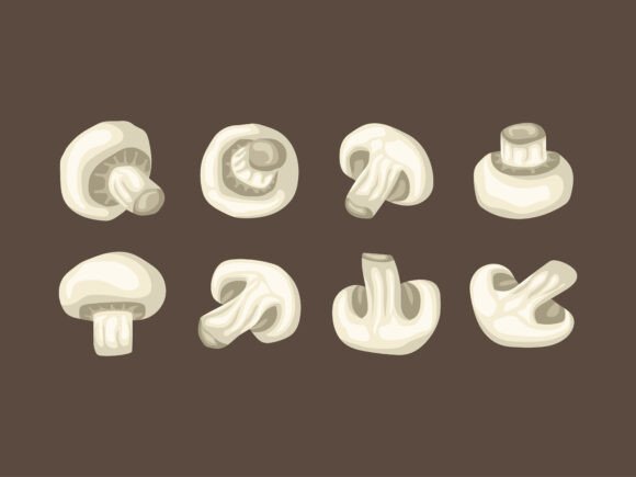 Download Champignon Cartoon Mushroom Health Fresh - Premium Resources