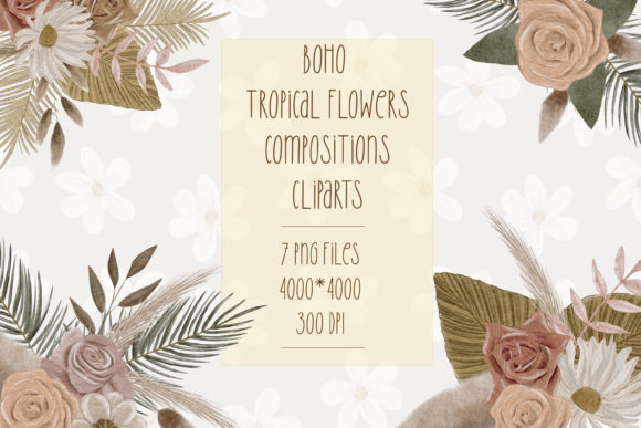 Download Boho Flowers Compositions - Flower Collection