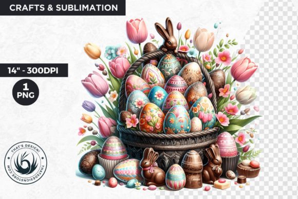 Download Easter Basket Eggs Clipart - Clipart Collection