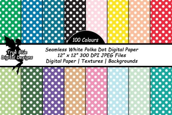 Download Seamless Polka Dot Digital Paper - Digital paper Collection