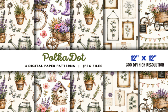 Download Polka Dot Digital Paper Background - Digital paper Collection