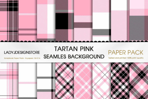 Download Plaid Pink Digital Paper Tartan - Digital paper Collection
