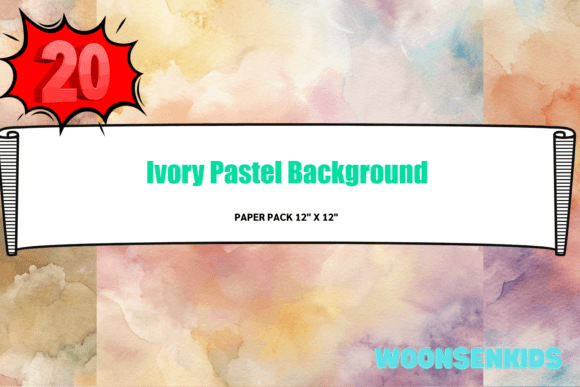 Download Popular Ivory Pastel Background Watercolor Png Kdp Digital Paper - Digital paper Collection