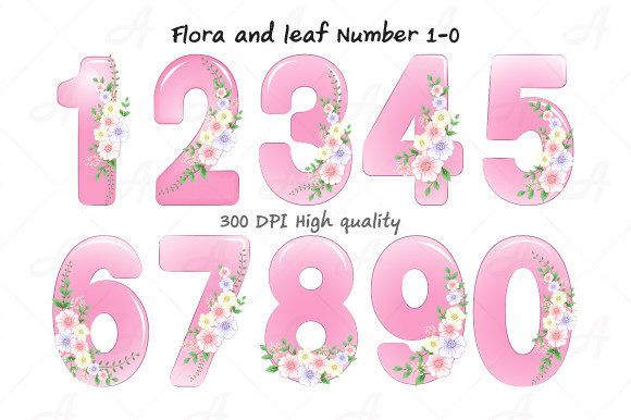 Download Flora Bouquet Number 1-0 Clipart - Clipart Collection