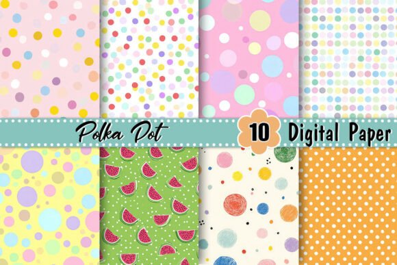 Download Polka Dot Digital Paper - Digital paper Collection