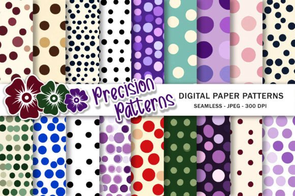 Download Colorful Polka Dot Digital Paper - Digital paper Collection