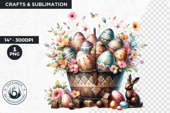 Download Easter Basket Eggs Clipart - Clipart Collection