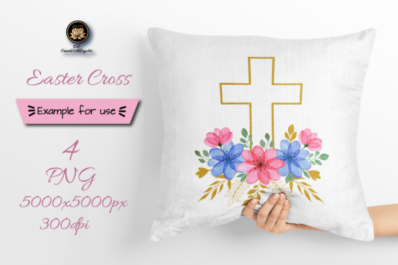 Download Easter Flower Crosses Clipart - Flower Collection