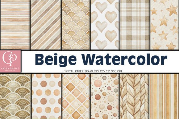 Download Beige Polka Dot Digital Paper Background - Digital paper Collection