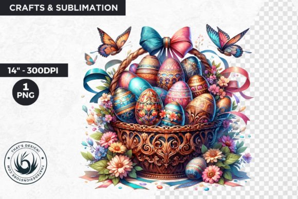 Download Easter Basket Eggs Clipart - Clipart Collection