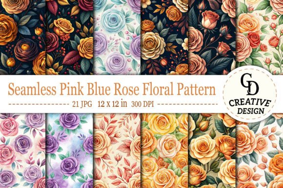 Download Rose &amp; Garden Flower Pattern - Flower Collection
