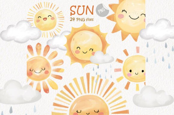 Download Sun Clipart | Hand Drawn Clipart - Clipart Collection
