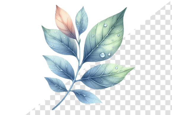 Download SpringDew Watercolor Leaf Clipart - Clipart Collection