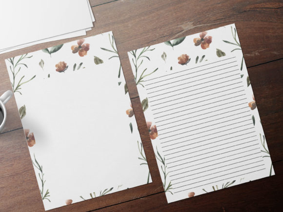 Download Minimal Flowers, Botanical Stationery - Flower Collection