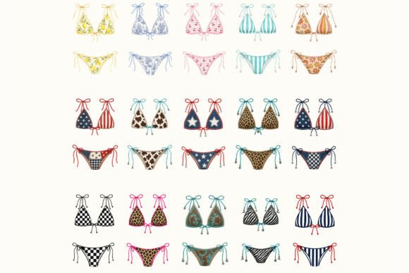 Download Bikini PNG Designs Bundle Summer Clipart - Clipart Collection