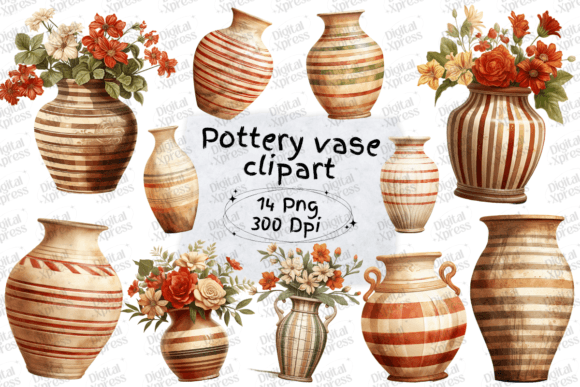 Download Pottery Vase Clipart - Clipart Collection