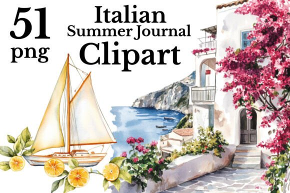 Download Italian Summer Journal Clipart - Clipart Collection