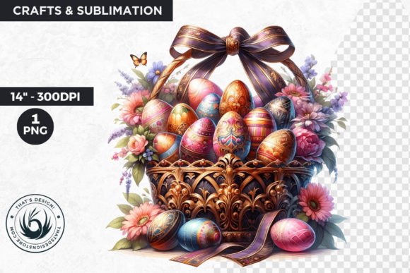 Download Easter Basket Eggs Clipart - Clipart Collection