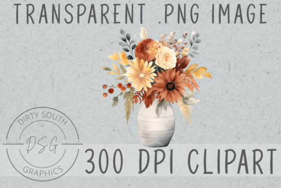 Download Watercolor Autumn Flower Arrangement - Flower Collection