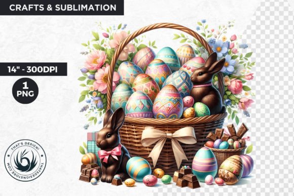 Download Easter Basket Eggs Clipart - Clipart Collection